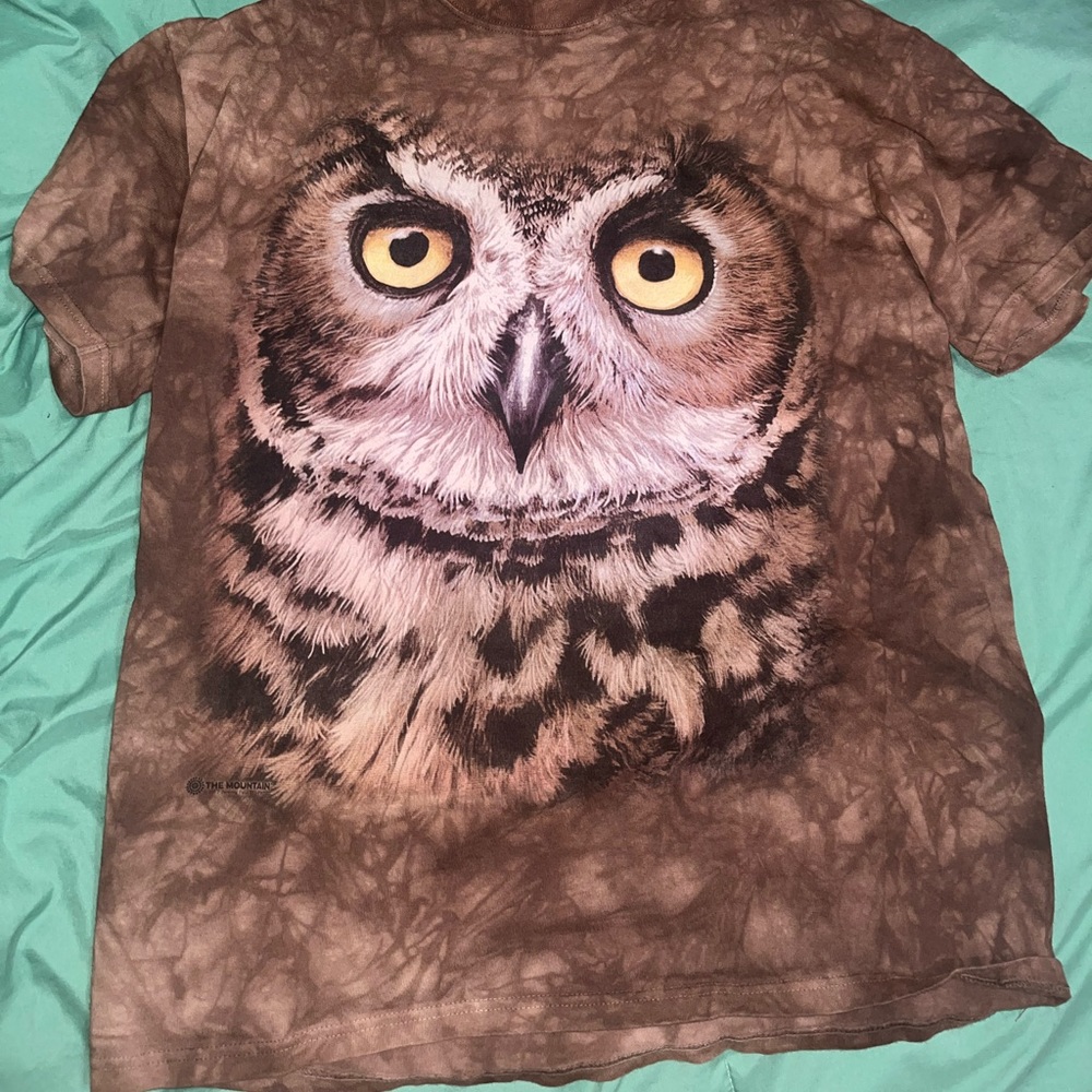 Tie-dye owl shirt